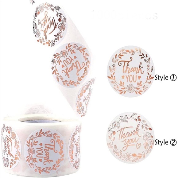 NEW Poshmark Packages "Thank You" Gift Wrap Shipping Supplies Set ~ 150Pcs - Picture 3 of 10